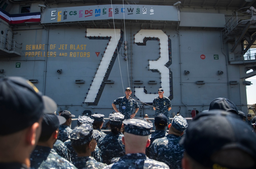 USS George Washington operations