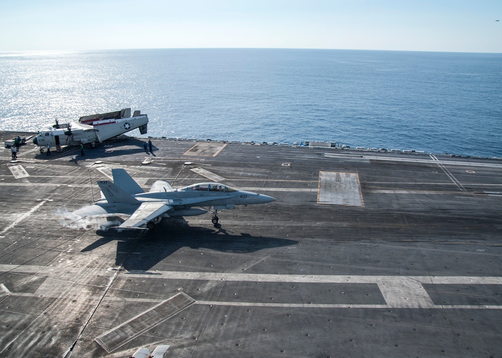 USS Harry S. Truman flight deck activity