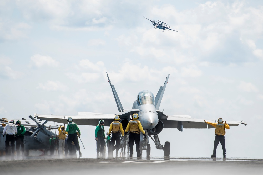 USS Harry S. Truman flight deck activity