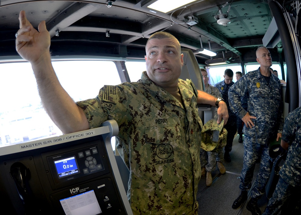 USNS Spearhead port call visit