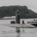 USS Santa Fe mooring prep at Fleet Activities Yokosuka