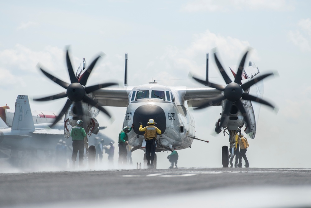 USS Harry S. Truman flight deck activity