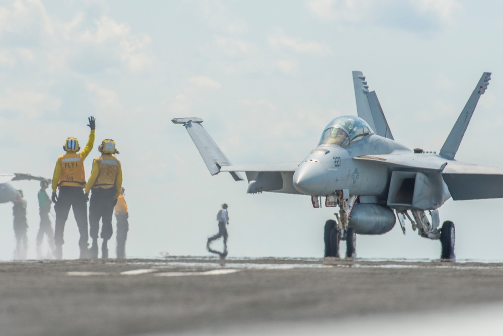 USS Harry S. Truman flight deck activity