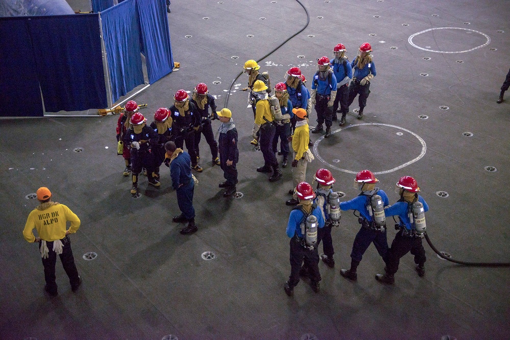 USS Harry S. Truman flight deck activity