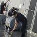 USS Stockdale fresh water wash-down