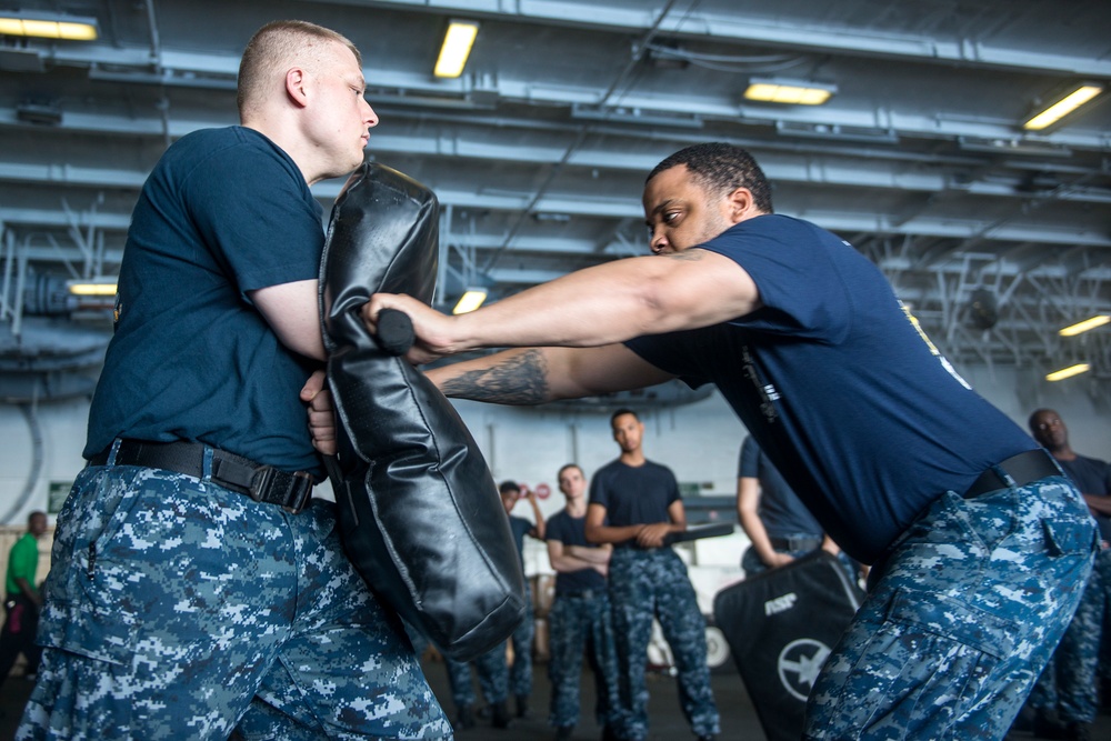 USS Harry S. Truman security reaction force training