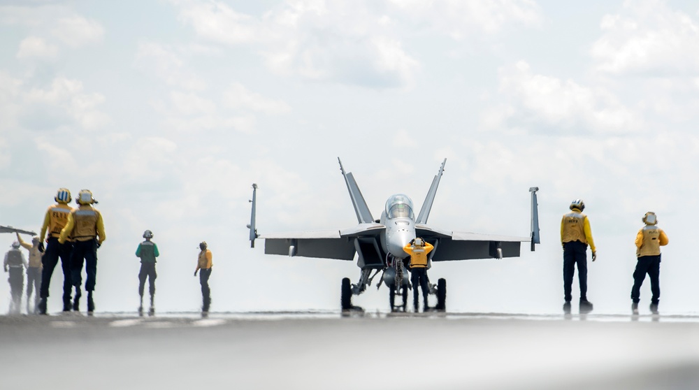 USS Harry S. Truman flight deck activity