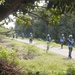 Bangladesh army soldiers conduct dismounted patrol during Keris Aman 2015