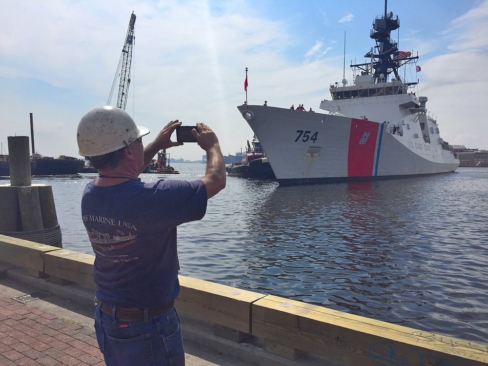 USCGC Cutter James commissioning cruise