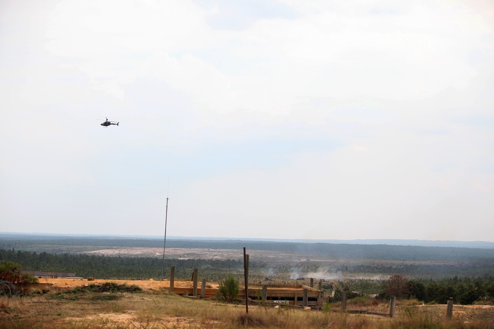 1-17 CAV aerial gunnery