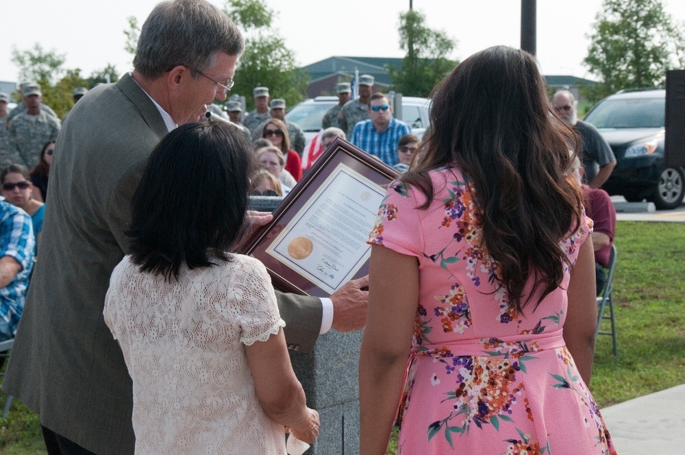 Warner Robins Reserve Center memorialization