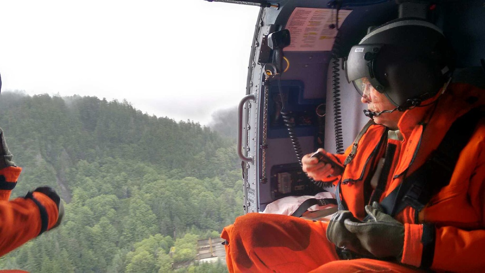 Coast Guard, officials conduct landslide damage assessment of Sitka, Alaska