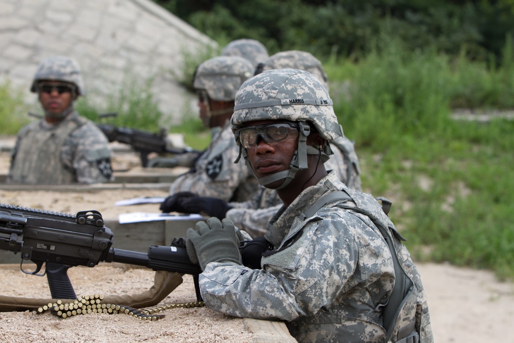 2nd CAB Soldiers qualify on M249