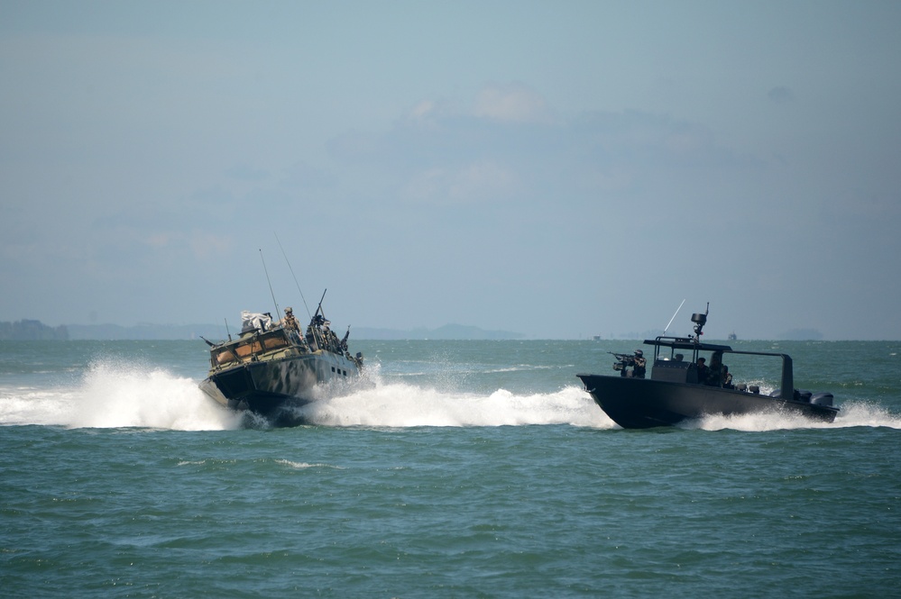 CRS-4 conducts high value asset training with Royal Malaysian Navy