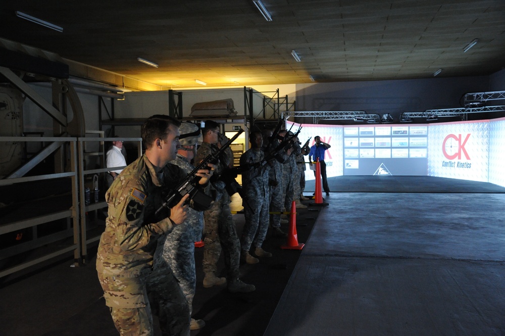 Grand opening of Gunfighter Gymnasium, Baumholder, Germany