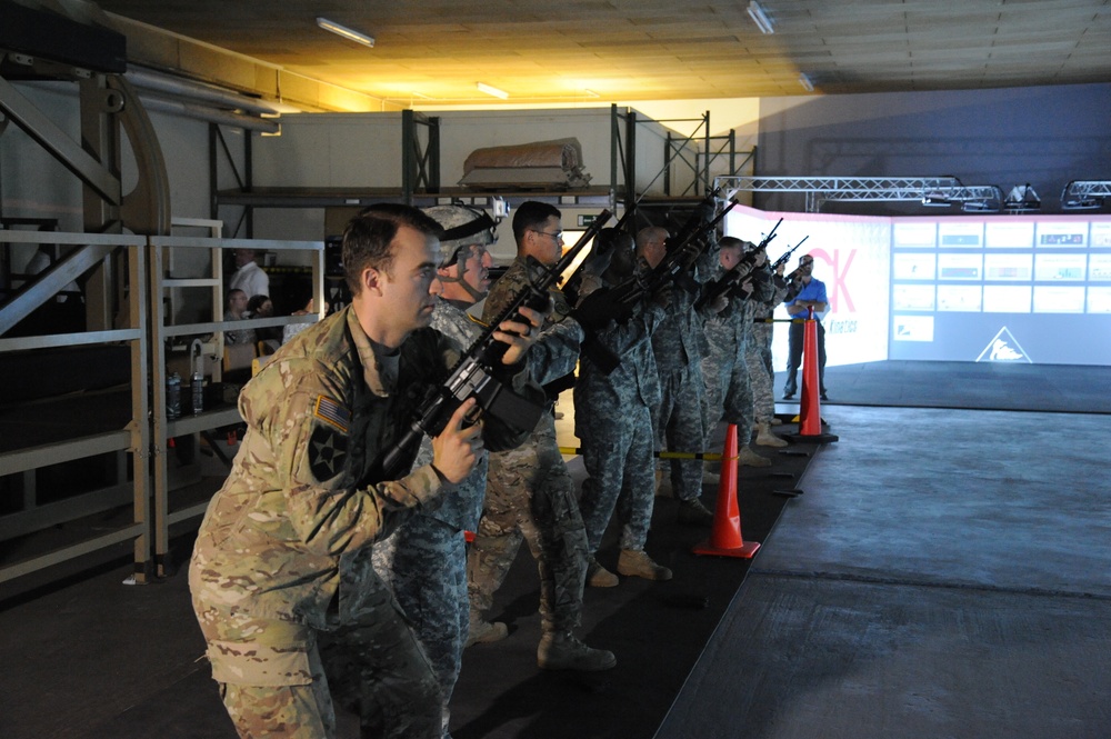 Grand opening of Gunfighter Gymnasium, Baumholder, Germany