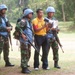 Indonesian National Armed Forces platoon executes cordon and search during Keris Aman 2015