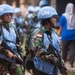 Indonesian National Armed Forces platoon executes cordon and search during Keris Aman 2015