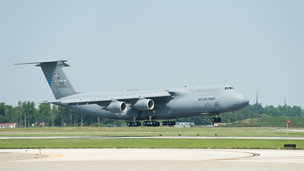 C-5M Super Galaxy lands at Dover AFB