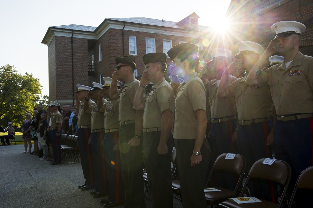 1st Sgt. Joseph Meredith Retirement Ceremony