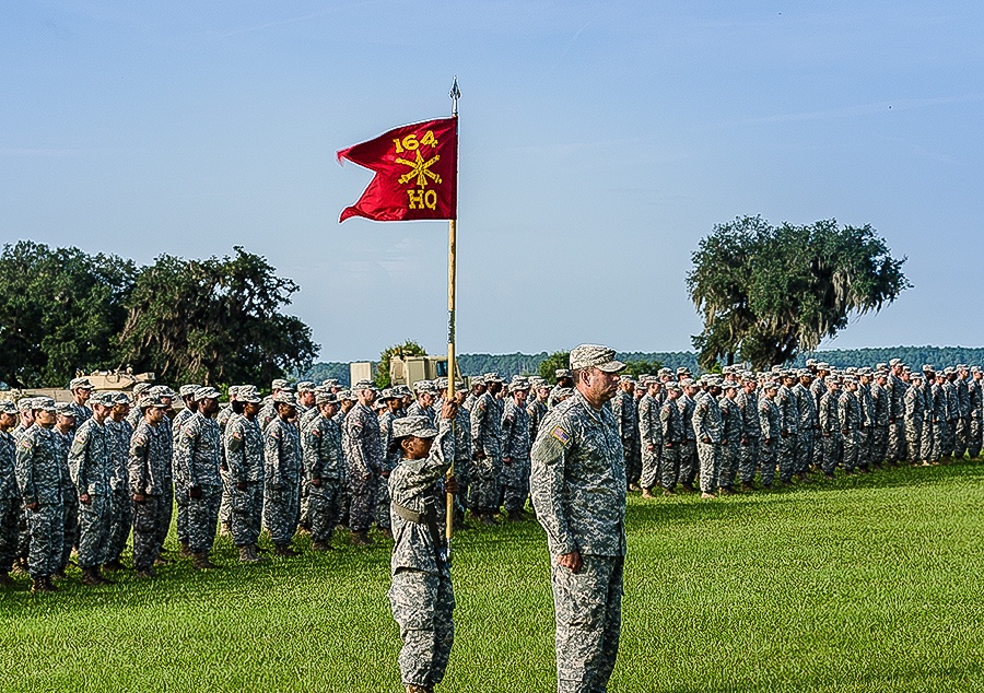 164th Air Defense Artillery change of command