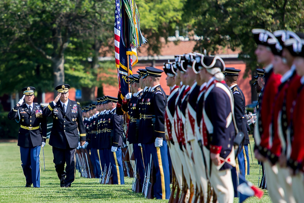 The new boss: Army welcomes Milley on JBM-HH and says goodbye to a ‘moral giant’