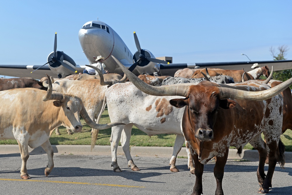 17th annual Cattle Drive makes its way through Altus Air Force Base