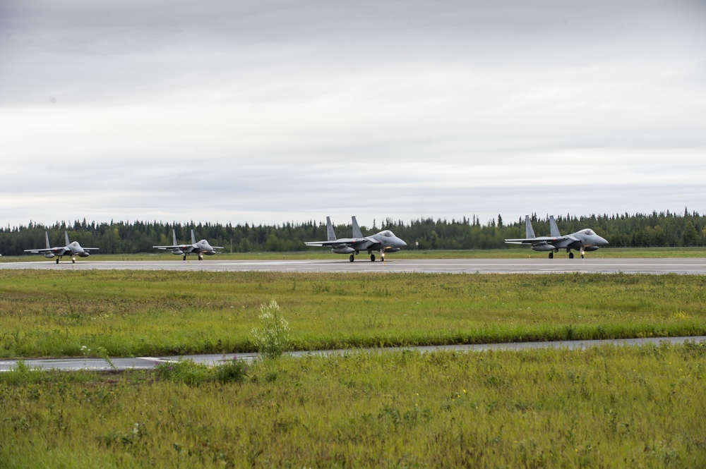 Red Flag participants take off
