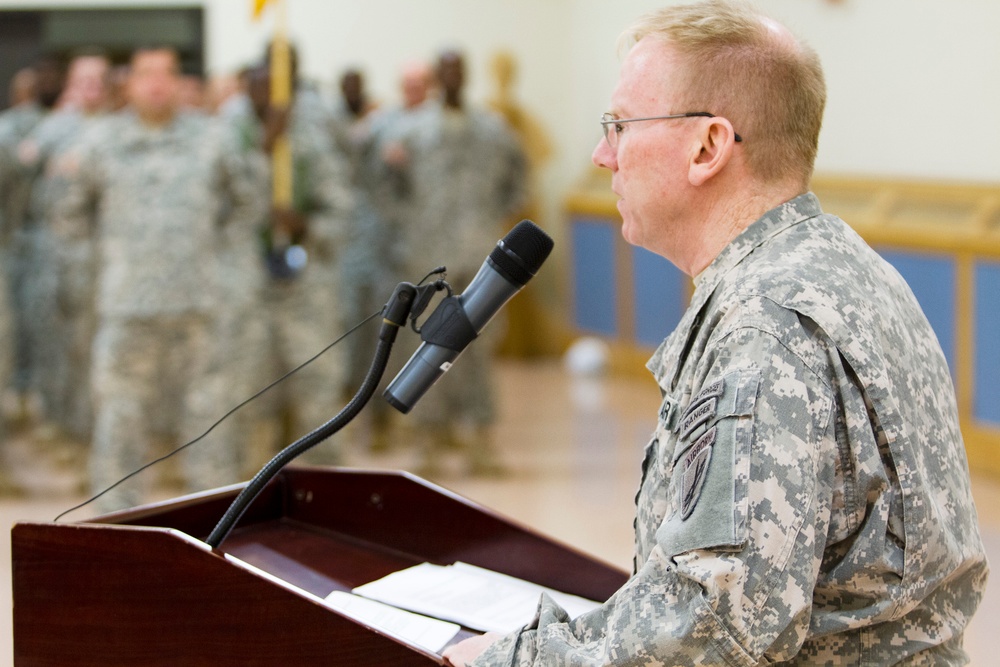 151st TIOG changes over leadership during ceremony