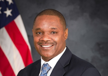 Official portrait of Deputy Adjutant, Inspector General, Naval District Washington, Jeffrey R. Clark, Jr.