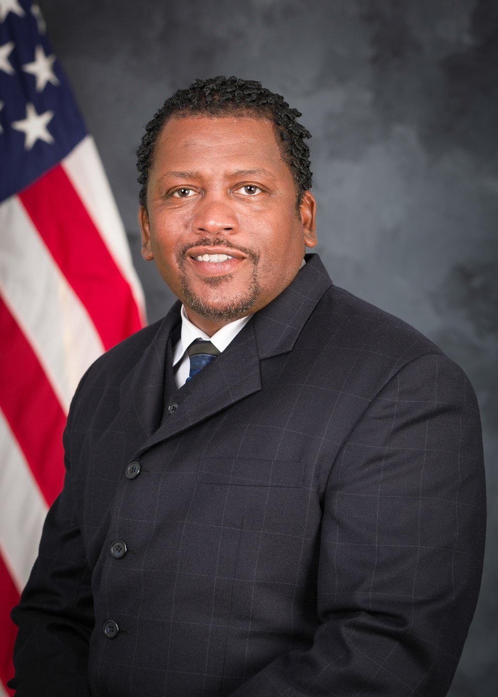 Official portrait of Management Analyst, Inspector General, Naval District Washington, Dushaun Harris