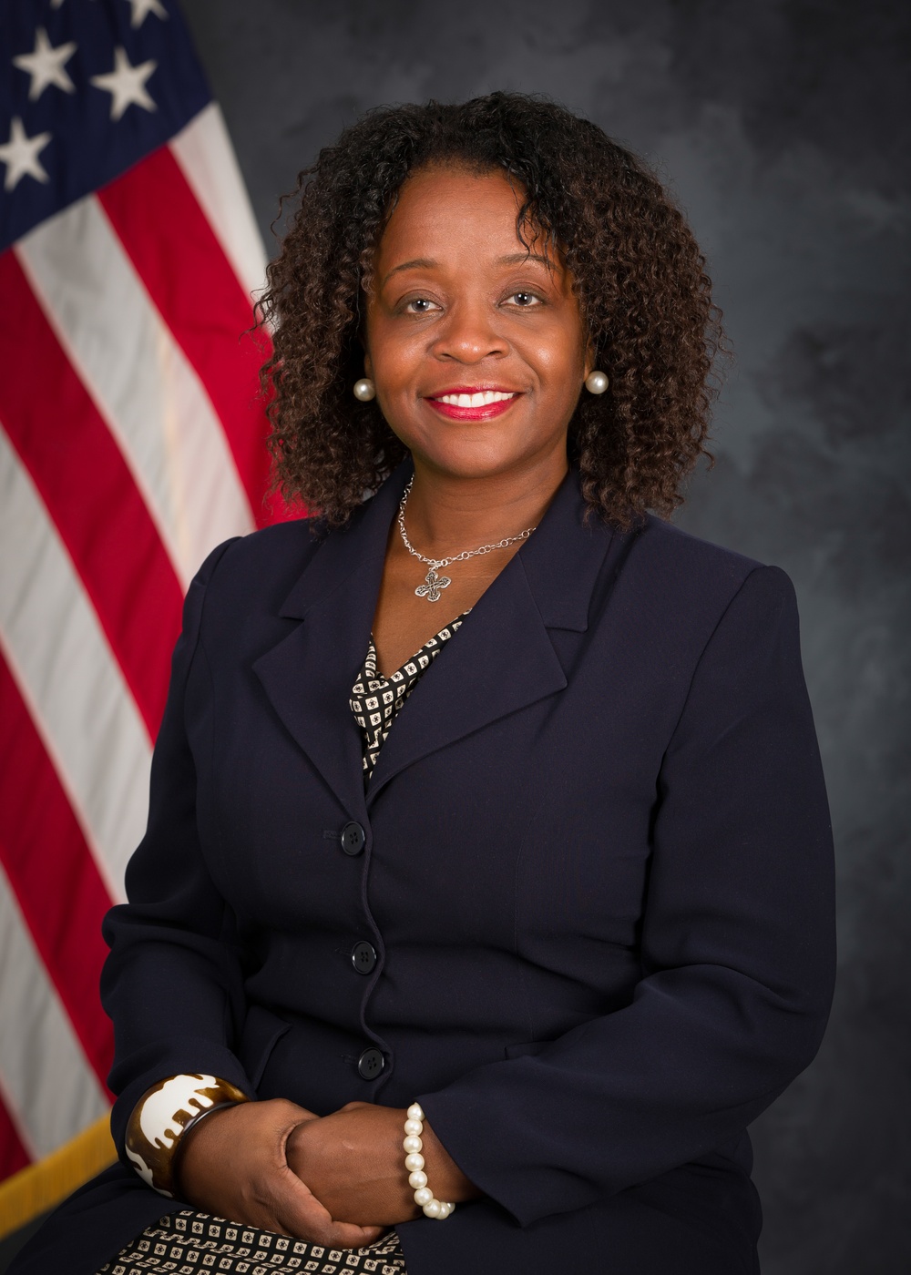 Official portrait of Management Analyst, Inspector General, Naval District Washington, Joyce A. Taylor