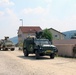 Czech Army vehicles roll through Hohenfels Training Area