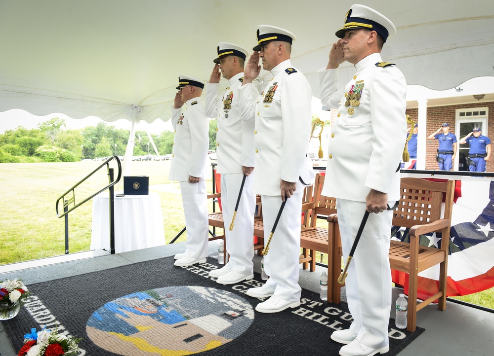 Coast Guard Station Castle Hill holds change of command in Newport, Rhode Island