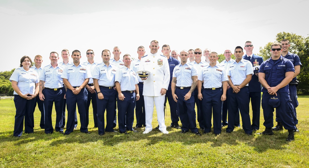 Coast Guard Station Castle Hill holds change of command ceremony in Newport, Rhode Island