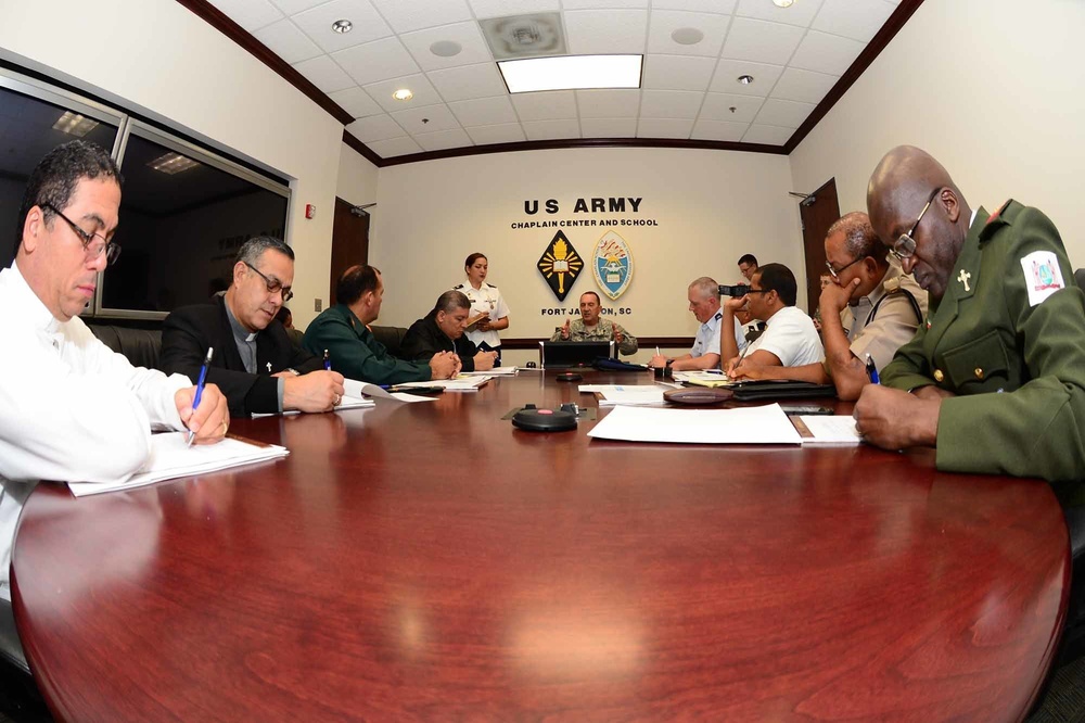 SC National Guard hosts exchange for partner nation chaplains