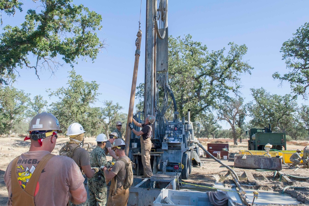 NMCB4's well water training