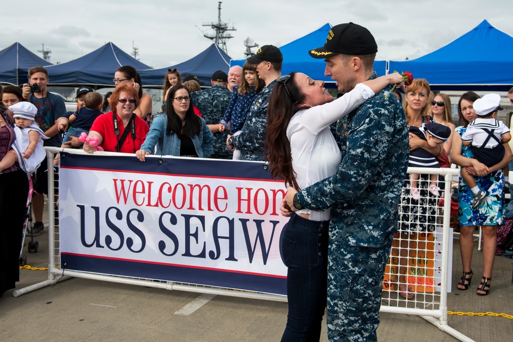 USS Seawolf returns home