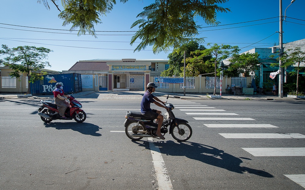 US Navy Seabees and US Air Force RED HORSE engineers refurbish the Hoa Quy Medical Station during Pacific Partnership