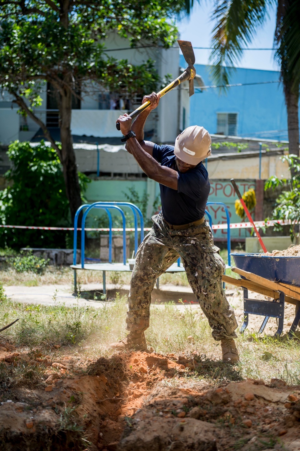 Pacific Partnership 2015 Navy, Air Force engineers refurbish restrooms at City of Hope children's center in Vietnam