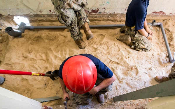 Pacific Partnership 2015 Navy, Air Force engineers refurbish restrooms at City of Hope children's center in Vietnam