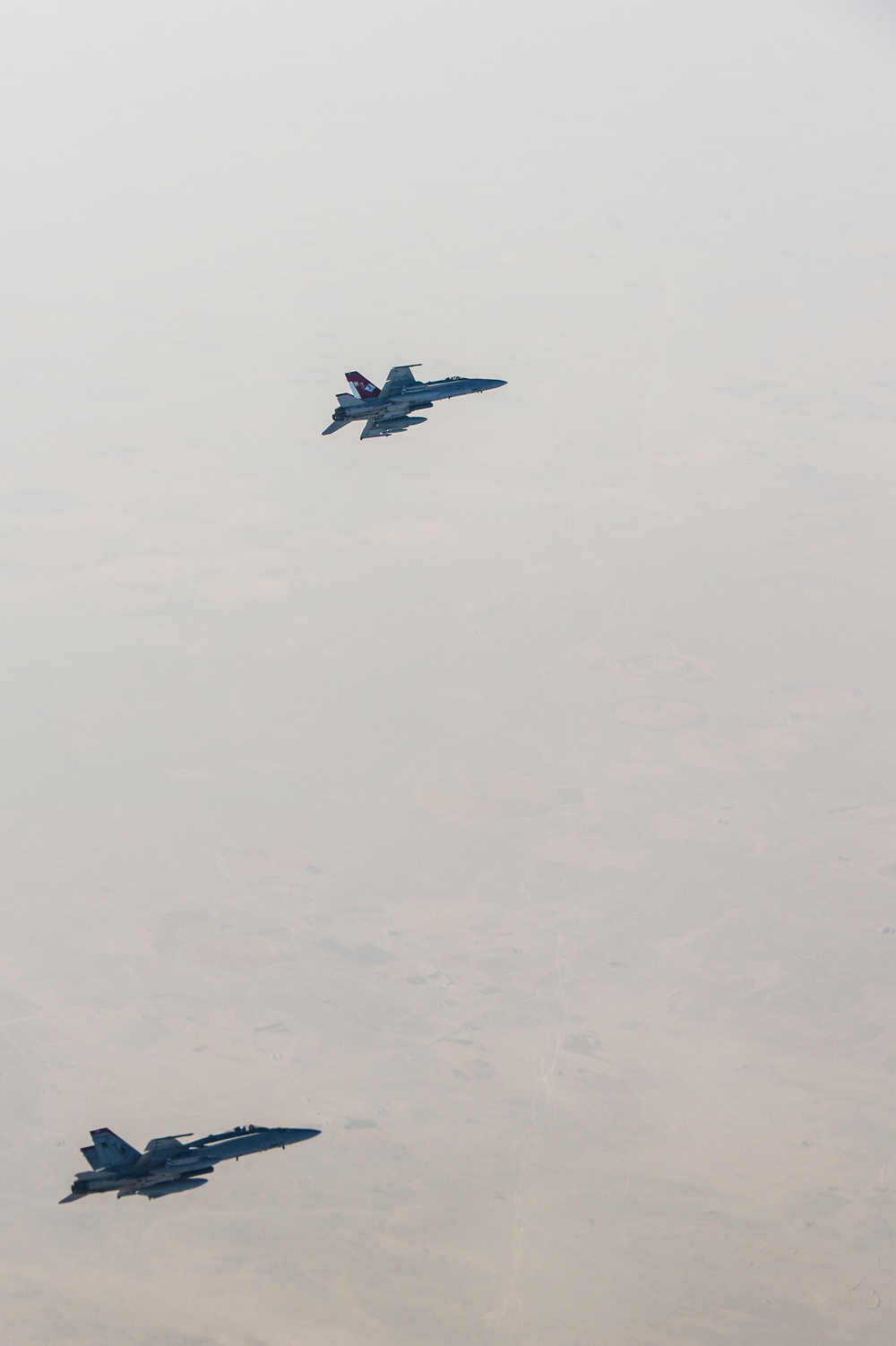 U.S. Marines refuel during combat missions over Iraq