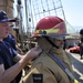 Coast Guard Swabs learn damage control skills while underway on the Coast Guard Cutter Eagle