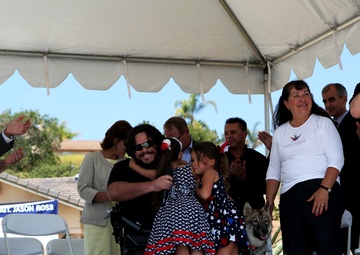 Gary Sinise Foundation dedicates new smart home to wounded Marine veteran