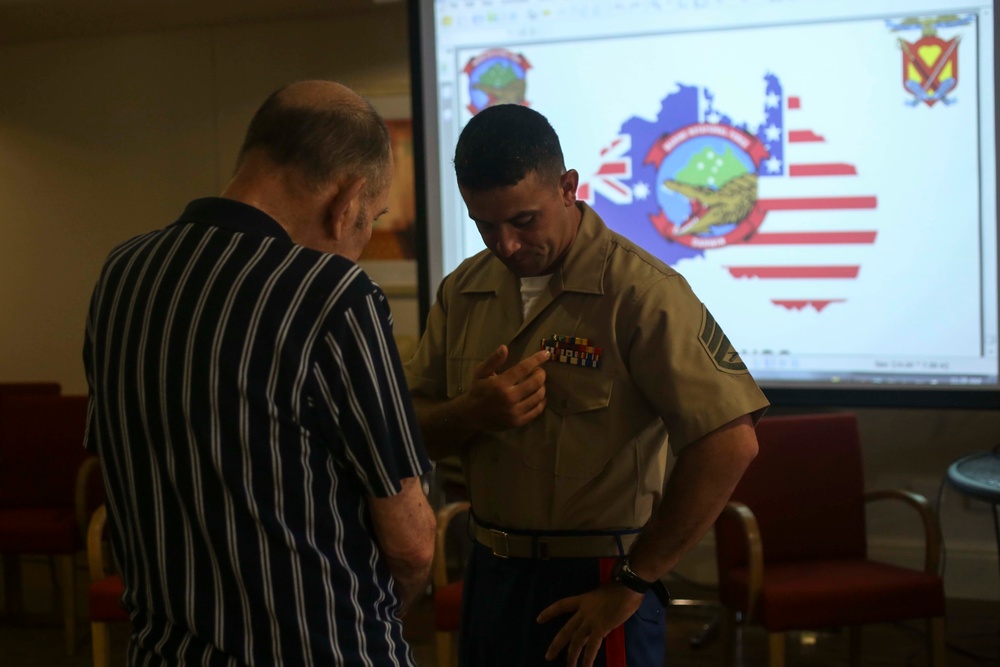 U.S. Marines visit Pearl Community Center in Darwin, Australia