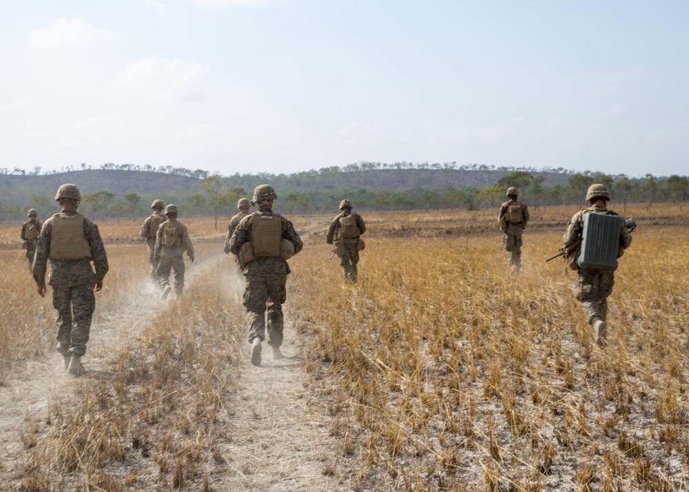 U.S. Marine Corps combat engineers conduct demolition training during Exercise Crocodile Strike