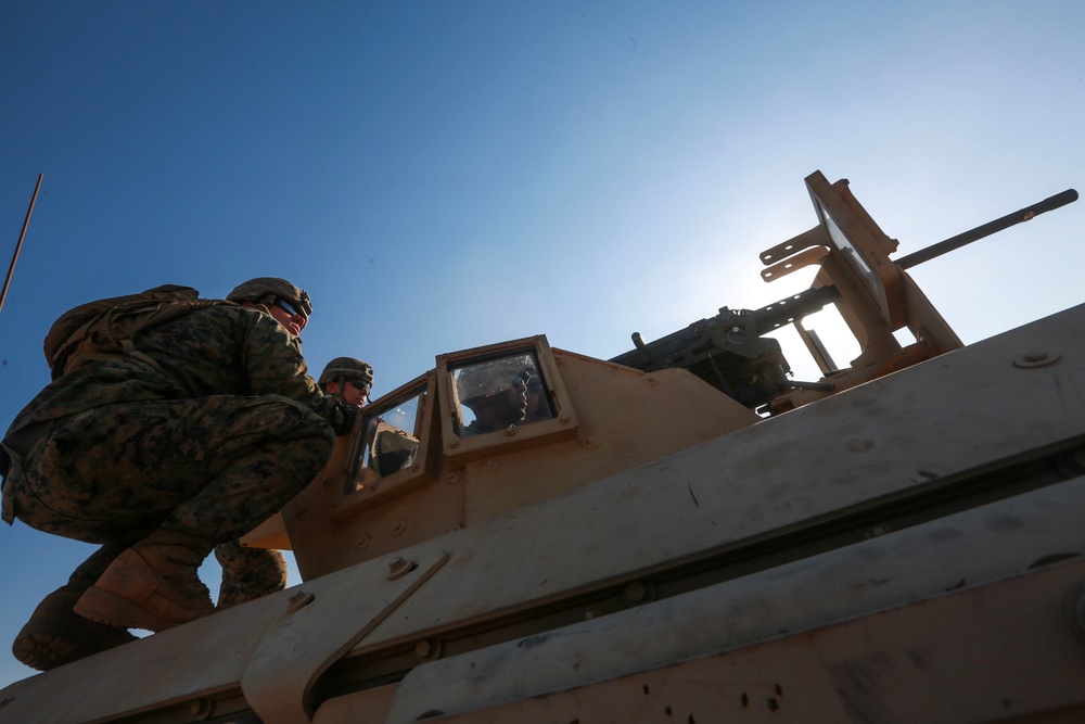 Marine Corps machine gun shoot in the Outback