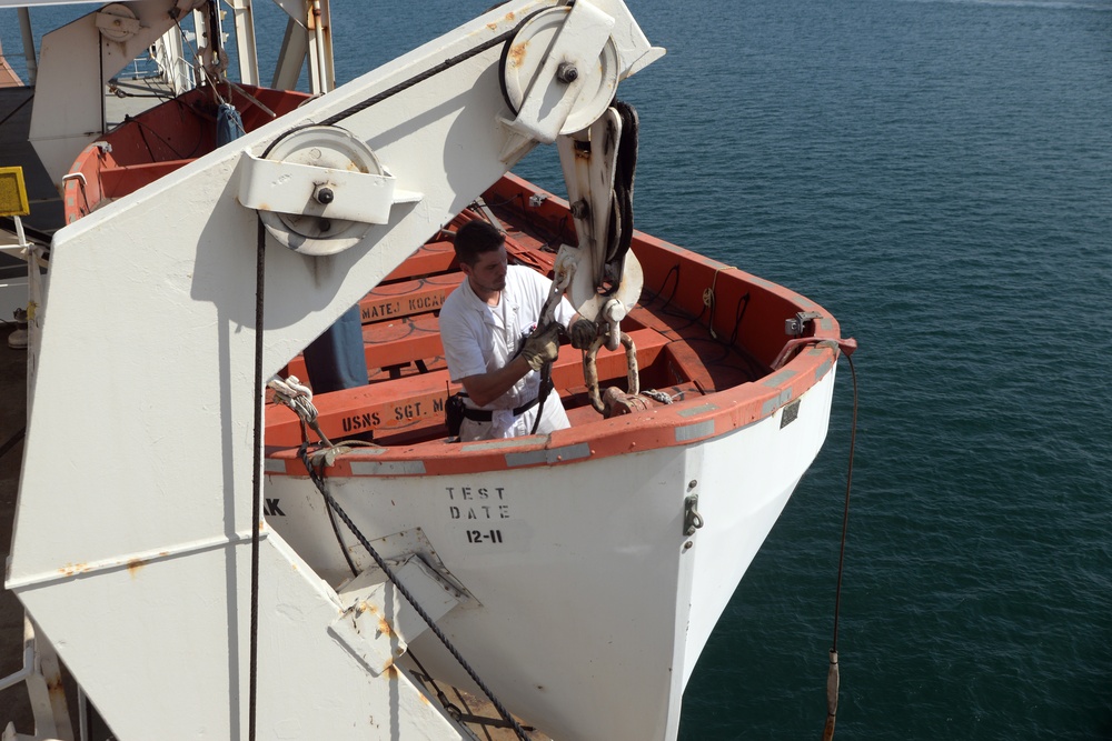 Sea Trials USNS Sgt. Matej Kocak (T-AK 3005)