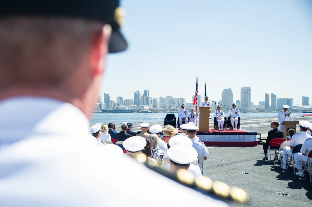 Change of command ceremony