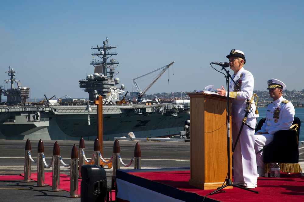 Change of command ceremony